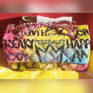 Graffiti shoulder bag